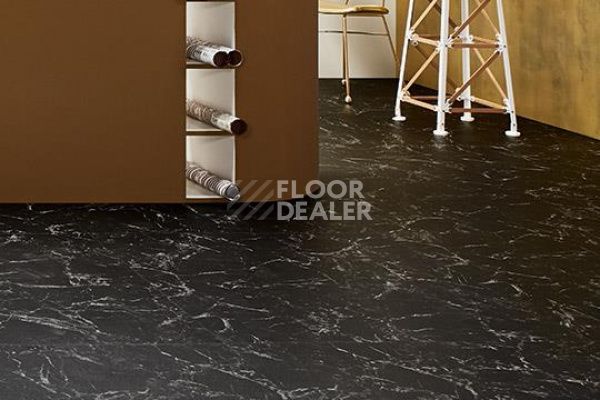 Виниловая плитка ПВХ FORBO Allura Flex Material 63454FL1-63454FL5 black marble (50x50 cm) фото 1 | FLOORDEALER